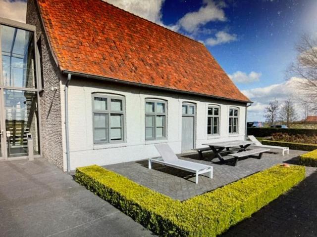 Schravenhoek Met Indoorzwembad En Sauna Veurne Exterior foto