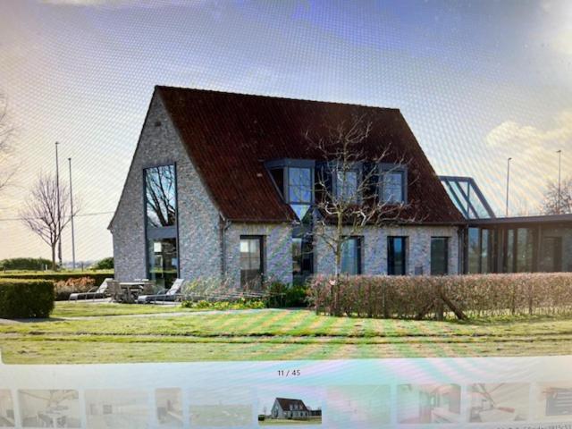 Schravenhoek Met Indoorzwembad En Sauna Veurne Exterior foto
